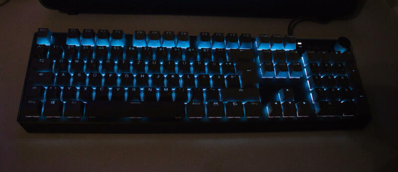 Endorfy Thock v2 Beleuchtung Blau