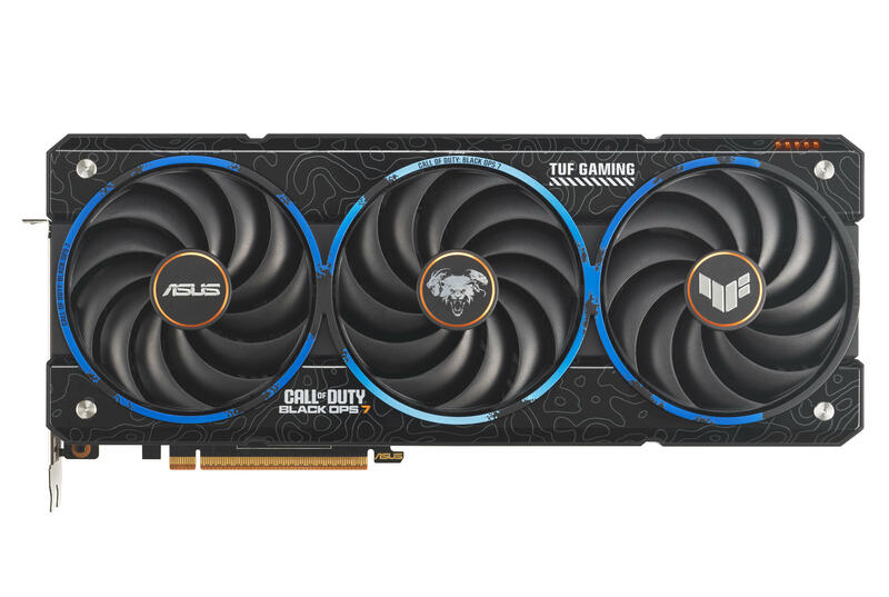 ASUS Radeon RX 9070 XT TUF Gaming als Call of Duty  Black Ops 7 Special Edition Front