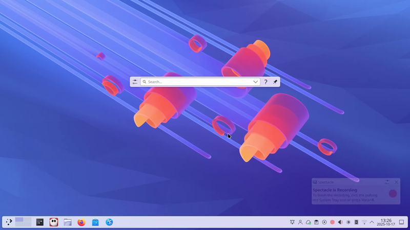 KDE Plasma 6.5 Suche