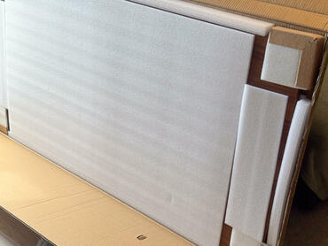 Flexispot e7plus Verpackung Tischplatte