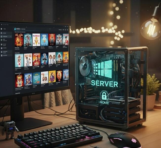 Eigenen Streamingdienst mit Jellyfin unter Windows einrichten Anleitung 2025