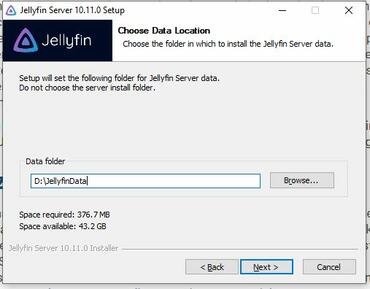 Jellyfin Tutorial | Datenbank Ordner