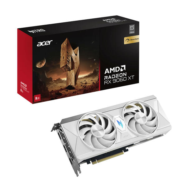 Acer Nitro Radeon RX 9060 XT OC 8GB White Edition