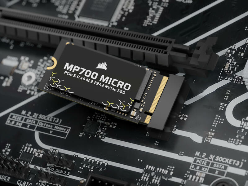 Corsair MP700 Micro verbaut Corsair MP700 Micro verbaut