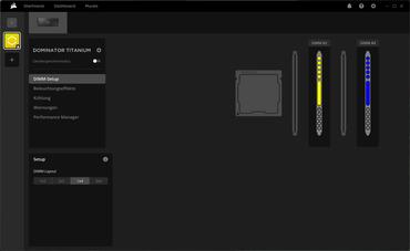 Corsair Dominator Titanium iCue DIMM Setup Corsair Dominator Titanium iCue DIMM Setup