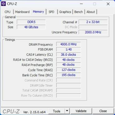Corsair Dominator Titanium 48 GB DDR5 8000 OCed