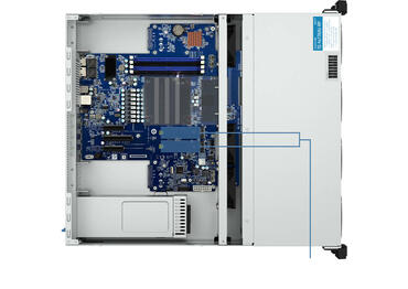 QNAP TS h2477AXU RP Innenaufbau QNAP TS h2477AXU RP Innenaufbau