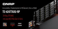 QNAP TS-h2477AXU-RP: Neues 24-Bay-ZFS-NAS mit Ryzen 7 PRO, PCIe Gen5 M.2 und integriertem 10GbE