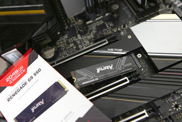 Kingston FURY Renegade G5 SSD eingebaut Kingston FURY Renegade G5 SSD eingebaut