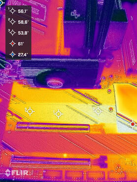 Kingston FURY Renegade G5 Wärmebildaufnahmen Kingston FURY Renegade G5 Wärmebildaufnahmen