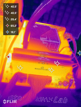 Corsair Dominator Titanium RGB Wärmebildkameraaufnahmen Corsair Dominator Titanium RGB Wärmebildkameraaufnahmen