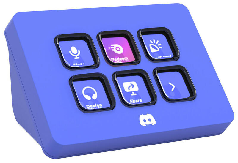 Stream Deck Mini Discord Edition seitlich Stream Deck Mini Discord Edition seitlich