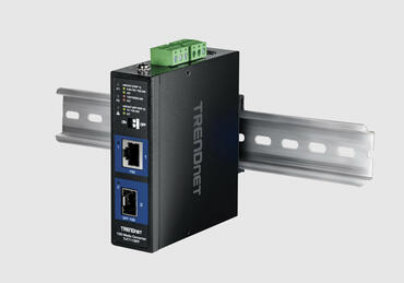 TRENDnet TI-F711SFP bringt 10G-Glasfaser-Kupfer-Brücken in raue Industrienetzwerke