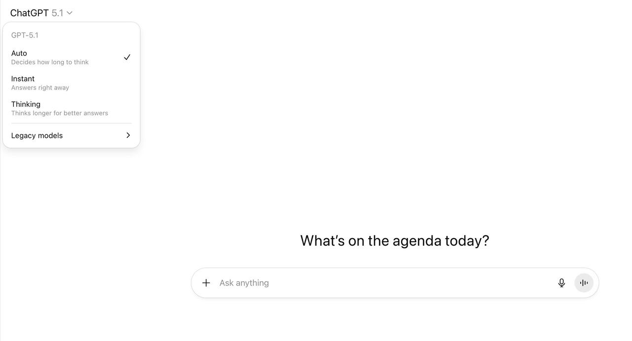 ChatGPT 5.1 kostenlos erhältlich  Bild © OpenAI