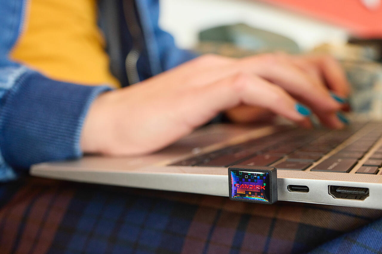 SanDisk Extreme Fit USB C  Bild © SanDisk