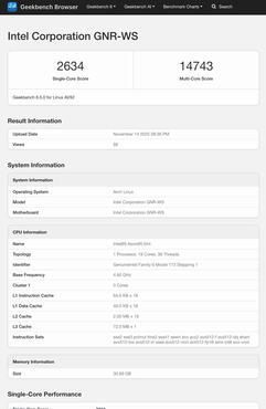 Xeon 654 Geekbench Ergebnisse Xeon 654 Geekbench Ergebnisse