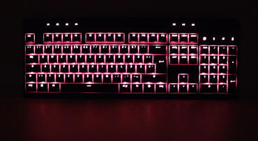 Black Widow v4 low Profile Tastatur Beleuchtung Rot