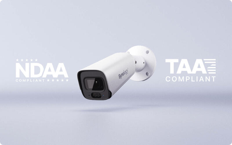 Synology BC800Z: 4K-Bullet-Kamera mit variabler Brennweite, Edge-KI, NDAA/TAA-Konformität und überarbeiteter Lizenzierung