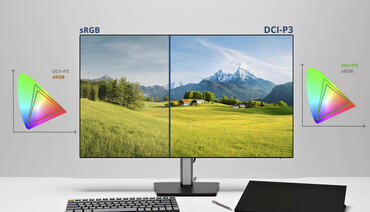 iiyama ProGraphic HB2701UHSNP und HB3201UHSNP RGB vs DCI P3 iiyama ProGraphic HB2701UHSNP und HB3201UHSNP RGB vs DCI P3