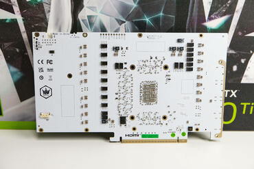 KFA2 GeForce RTX 5070 Ti HOF PCB Rückseite KFA2 GeForce RTX 5070 Ti HOF PCB Rückseite