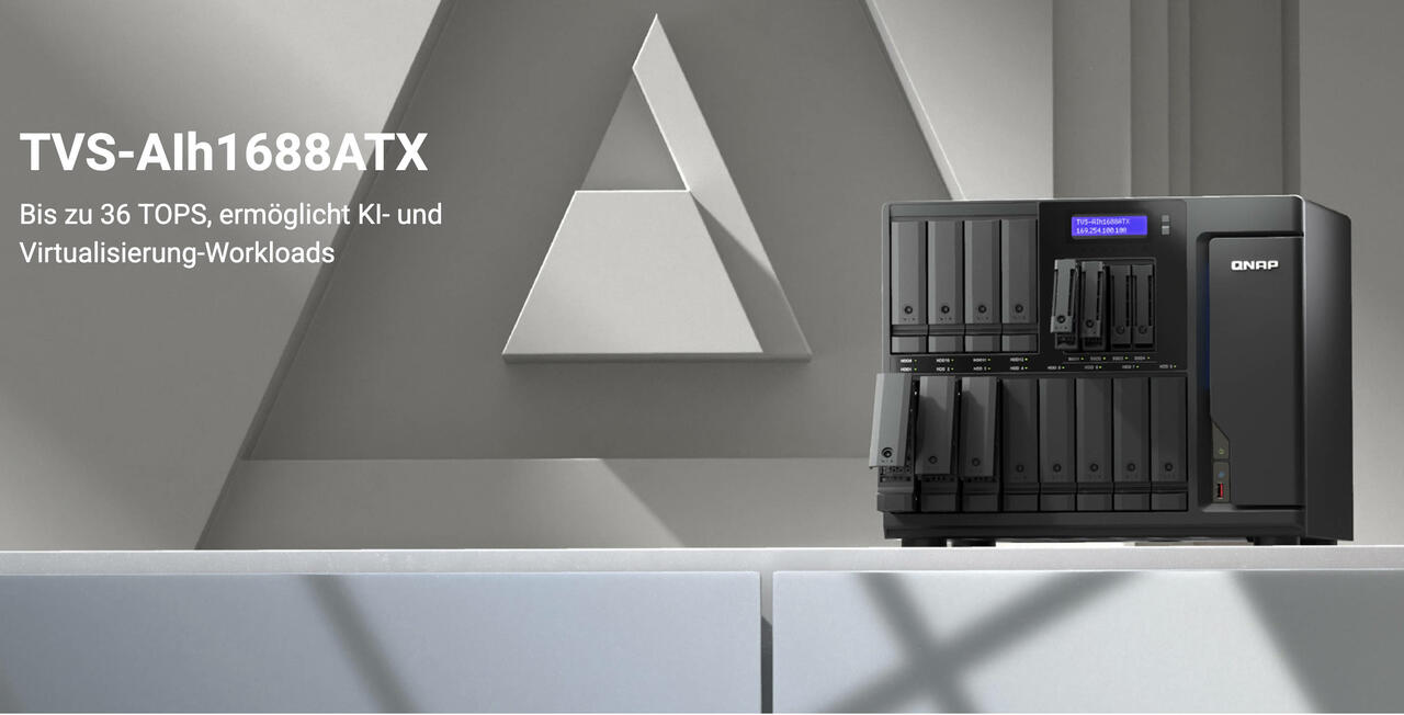 QNAP TVS AIh1688ATX  Bild © QNAP