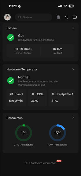 UGREEN DH4300 Plus App Startseite2 UGREEN DH4300 Plus App Startseite2