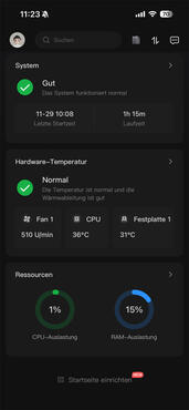 UGREEN DH4300 Plus App Startseite2