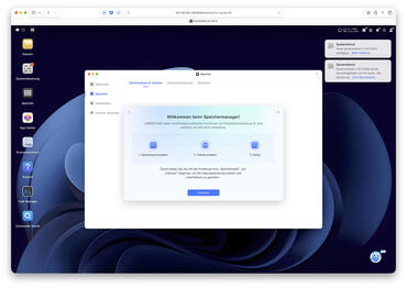 UGREEN DH4300 Plus Webinterface Speichermanager