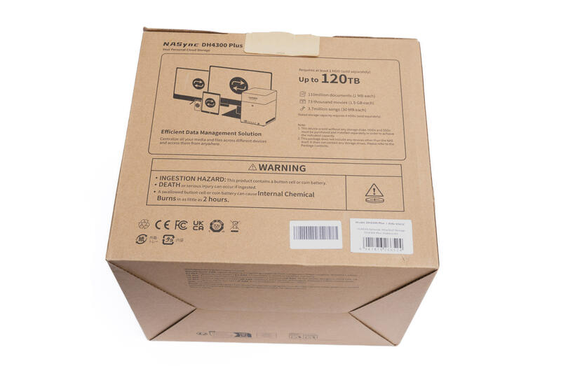 UGREEN DH4300 Plus Verpackung Rückseite UGREEN DH4300 Plus Verpackung Rückseite