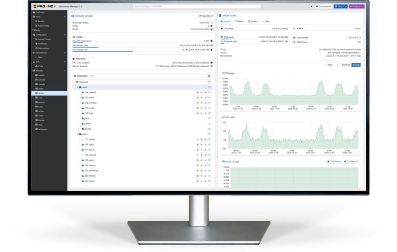 Proxmox Datacenter Manager 1.0: Vereinfachte Steuerung von großen Proxmox VE- und Backup Server-Flotten