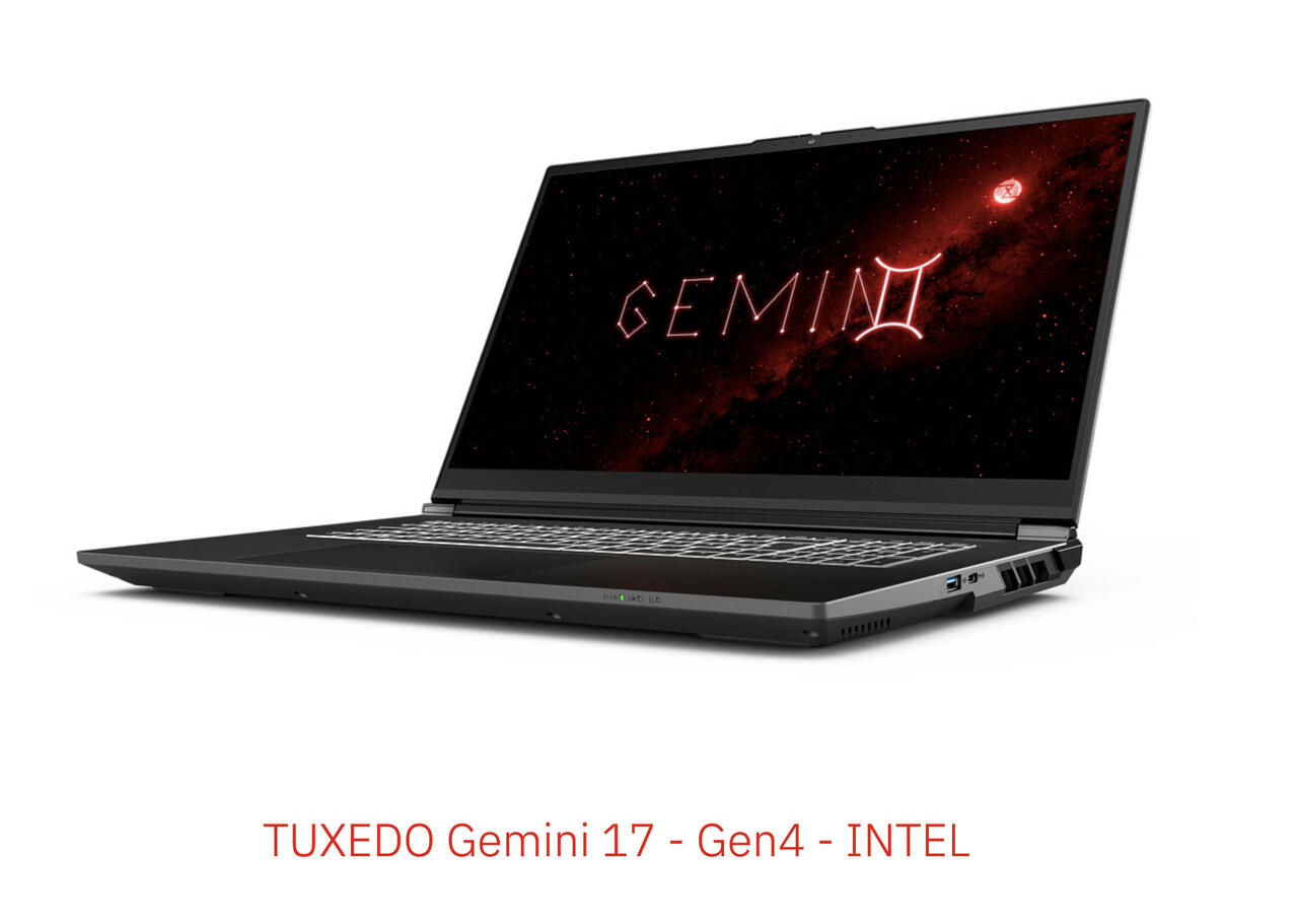 TUXEDO Gemini 17 Laptop  Bild © TUXEDO