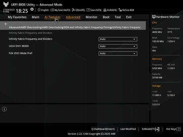 ASUS TUF GAMING B850 PLUS WIFI BIOS Advanced AMD OC 2