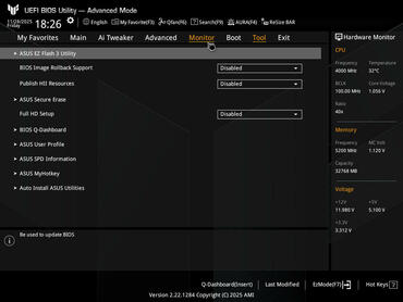 ASUS TUF GAMING B850 PLUS WIFI BIOS Tools