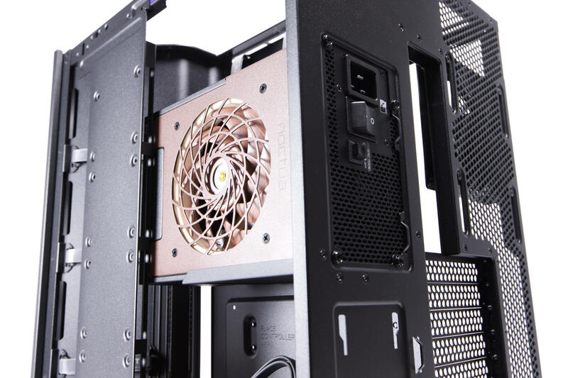 NZXT H9 Flow RGB Noctua Netzteilmontage