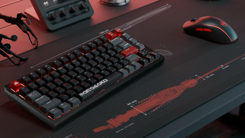 Corsair Cyberpunk 2077 Arasaka Edition Tastatur Corsair Cyberpunk 2077 Arasaka Edition Tastatur