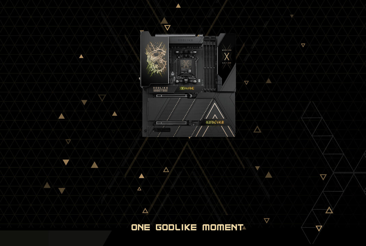 MSI MEG X870E GODLIKE X EDITION Intro  Bild © MSI