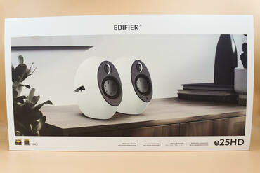 Edifier Luna HD Eclipse e25HD Verpackung Front Edifier Luna HD Eclipse e25HD Verpackung Front