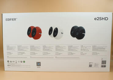 Edifier Luna HD Eclipse e25HD Verpackung Rückseite Edifier Luna HD Eclipse e25HD Verpackung Rückseite