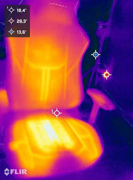 DXRacer Martian Pro XL Sitzheizung