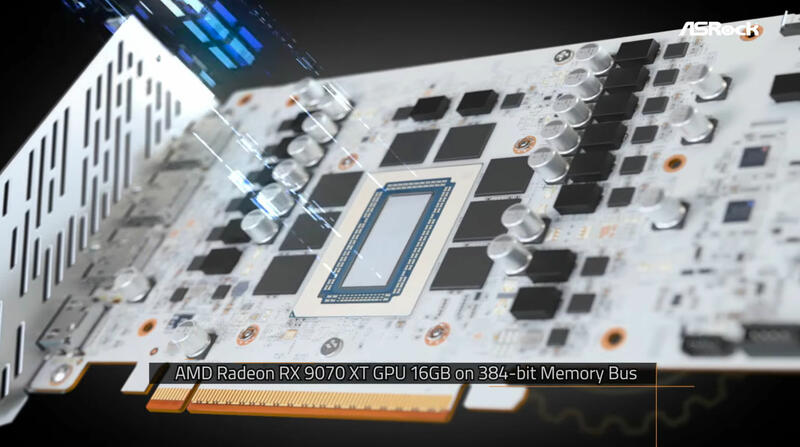 Radeon RX 9070 XT Taichi White PCB Radeon RX 9070 XT Taichi White PCB