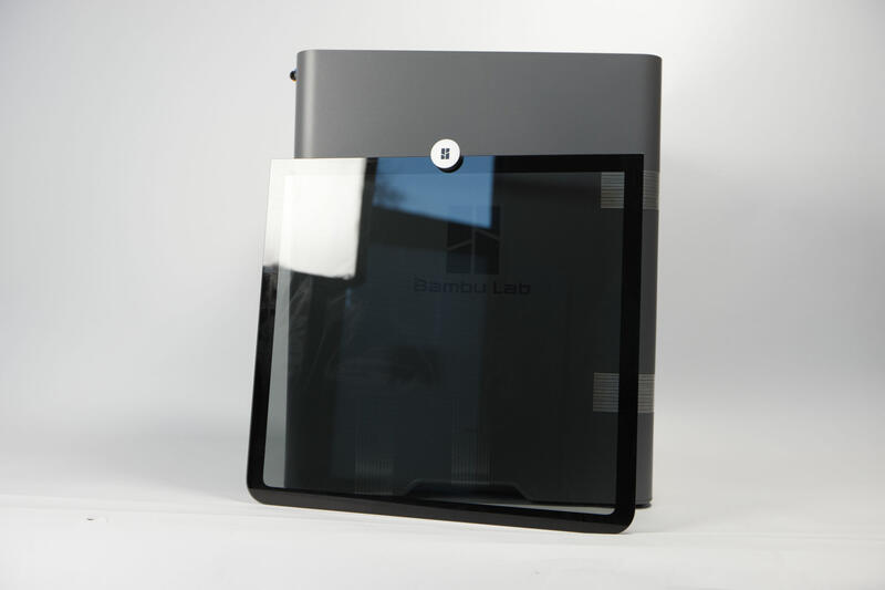 Bambu Lab P2S Combo Top Glaspanel ausgepackt Bambu Lab P2S Combo Top Glaspanel ausgepackt