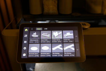 Bambu Lab P2S Combo Display Menü Vorlagen