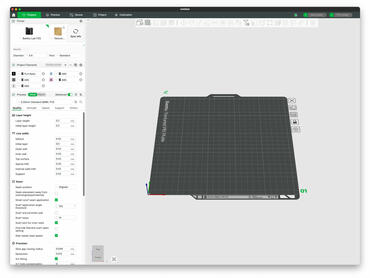BambuStudio Software Druckeinstellungen