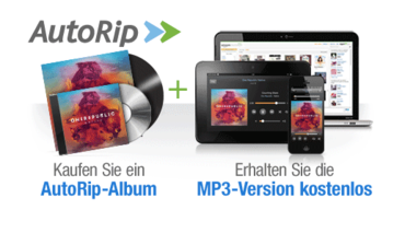 Amazon AutoRip: Beim Kauf von CDs und Vinyl gibt es die MP3-Versionen dazu