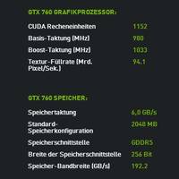 GTX 760 Leistungsdaten