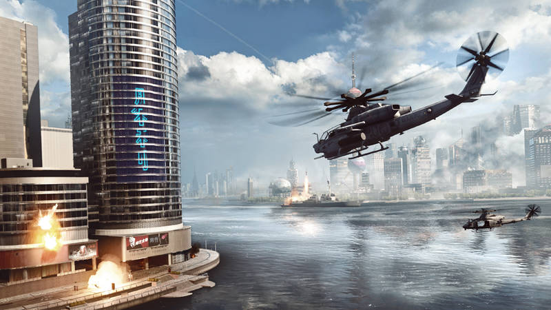 Battlefield 4 Helikopter vs. Gebäude "Levolution" Battlefield 4 Helikopter vs. Gebäude "Levolution"