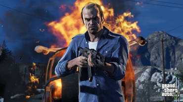 GTA V Trevor vor Explosion