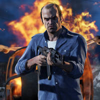 GTA V Trevor vor Explosion