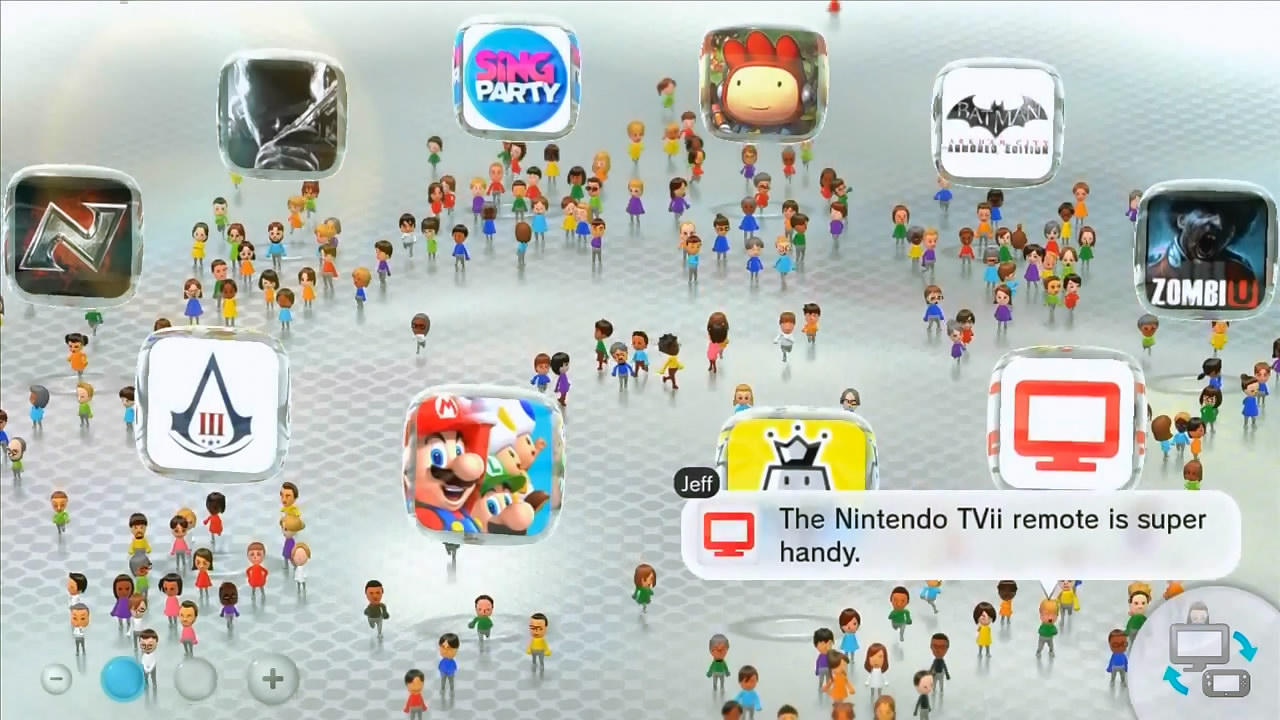 Nintendo Wii U Miiverse  Bild © 
