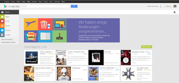 Google Play Store: Web-Version mit neuer Optik